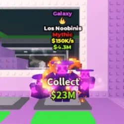 Galaxy Los Noobinis 150 K s (FIRE TRAIT) (Мифический персон… — Roblox, лот №229077