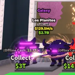 Galaxy Los Planitos 129.5M s Clean #184 (Секретный персонаж) — Roblox, лот №229084