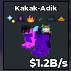 Galaxy Los Primos - Very Rare Mutation And Witch Hat Trait … — Roblox, лот №229085