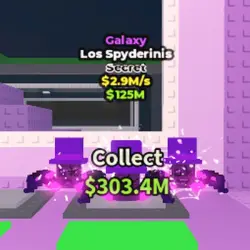 Galaxy Los Spyderinis 2.9 M s (Секретный персонаж) — Roblox, лот №229097