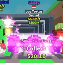 Galaxy Los Tortus 5.5M s (Секретный персонаж) — Roblox, лот №229107