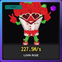 Galaxy Lovin Rose 227.5M s (Секретный персонаж) — Roblox, лот №229110