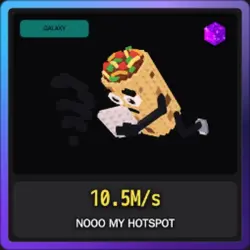 Galaxy Nooo My Hotspot 10.5M s (Секретный персонаж) — Roblox, лот №229133
