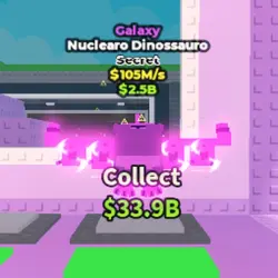 Galaxy Nuclearo Dinossauro 105 M s (Секретный персонаж) — Roblox, лот №229136