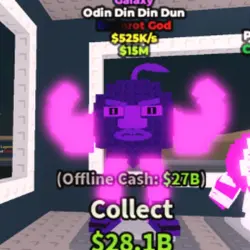Galaxy odin din din dun (Brainrot God персонаж) — Roblox, лот №229140