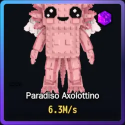 Galaxy Paradiso Axolottino 6.3M s (Секретный персонаж) — Roblox, лот №229148