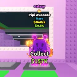 Galaxy Pipi Avocado (FIRE TRAIT) (Обычный персонаж) — Roblox, лот №229152