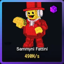 Galaxy Sammyni Fattini 490M s (Секретный персонаж) — Roblox, лот №229185