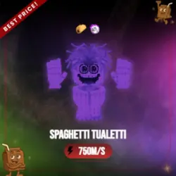 Galaxy Spaghetti Tualetti 750M s (Секретный персонаж) — Roblox, лот №229193