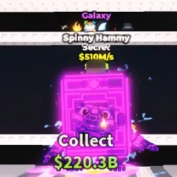 Galaxy Spinny Hammy 510 m s (Секретный персонаж) — Roblox, лот №229195