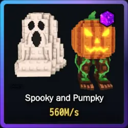 Galaxy Spooky and Pumpky 560M s (Секретный персонаж) — Roblox, лот №229197