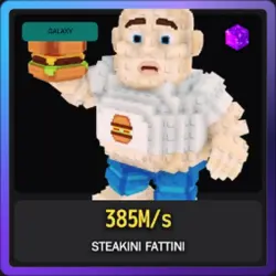 Galaxy Steakini Fattini 385M s (Секретный персонаж) — Roblox, лот №229200