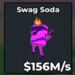 Galaxy Swag Soda 156 M s (Секретный персонаж) — Roblox, лот №229203