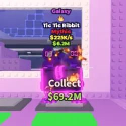 Galaxy Tic Tic Ribbit 225 K s (FIRE TRAIT) (Мифический перс… — Roblox, лот №229219