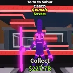 Galaxy To to to Sahur (Секретный персонаж) — Roblox, лот №229224