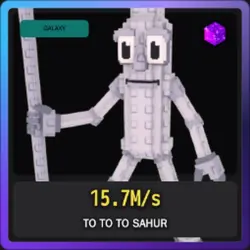 Galaxy To to to Sahur 15.7M s (Секретный персонаж) — Roblox, лот №229225