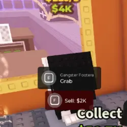 gangster footera (Редкий персонаж) — Roblox, лот №229270