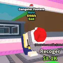 Gangster Footera Exclusive Trait Christmas (Редкий персонаж) — Roblox, лот №229281