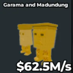 Garama and Madandung 62.5 M s V301 (Секретный персонаж) — Roblox, лот №229307