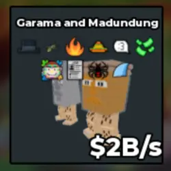 Garama And Madundung (f01889) (Секретный персонаж) — Roblox, лот №229350