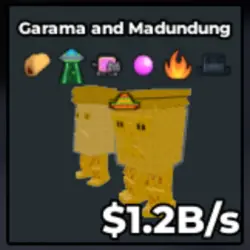 Garama and Madundung - 1.2 B s - Gold (Секретный персонаж) — Roblox, лот №229364