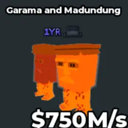 Garama and Madundung - Lava 750M (Секретный персонаж) — Roblox, лот №229389