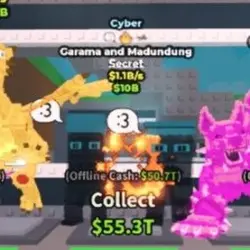 Garama and Madundung 1.1B s Cyber (Секретный персонаж) — Roblox, лот №229322