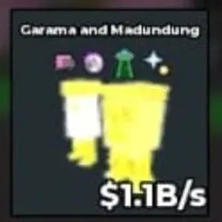 Garama and Madundung 1.1B with Rare UVO Trait and Clean (Се… — Roblox, лот №229326