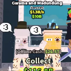 Garama and Madundung 1.3B s 7 traits (Секретный персонаж) — Roblox, лот №229335