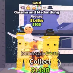 Garama and Madundung 1.4B s Gold (Секретный персонаж) — Roblox, лот №229341