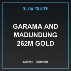 Garama and Madundung 262M Gold (Секретный персонаж) — Roblox, лот №229437