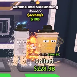 Garama and Madundung 475M s Fire + Hat (Секретный персонаж) — Roblox, лот №229526
