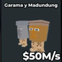 Garama and Madundung 50 M S V197 (Секретный персонаж) — Roblox, лот №229537