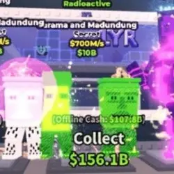 Garama and Madundung 700m s radioactive 1 year trait (Секре… — Roblox, лот №229568