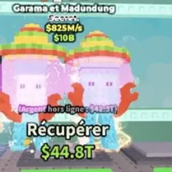 Garama and Madundung 825M s Diamant (Секретный персонаж) — Roblox, лот №229578