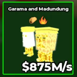 Garama and Madundung Divine 875 M s (Секретный персонаж) — Roblox, лот №229644