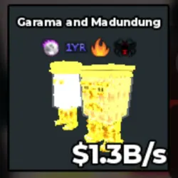Garama and Madundung Divine!!! 4 Traits with 1 Year 1.3B s … — Roblox, лот №229668