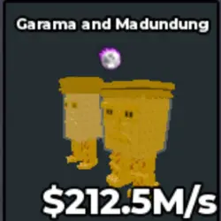 Garama and Madundung Gold 212.5M s (Секретный персонаж) — Roblox, лот №229706