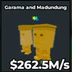 Garama and Madundung Gold 262.5M s (Секретный персонаж) — Roblox, лот №229646