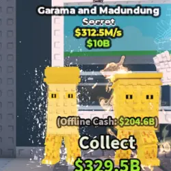 Garama and Madundung Gold 312.5M S (Секретный персонаж) — Roblox, лот №229648