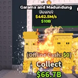 Garama and Madundung Gold 462.5M S (Секретный персонаж) — Roblox, лот №229650