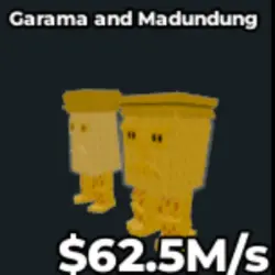 Garama and Madundung Gold 62.5M s V278 (Секретный персонаж) — Roblox, лот №229655