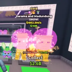 Garama and Madundung Gold 662.5M s Bubble + Bunny + Fire (С… — Roblox, лот №229658