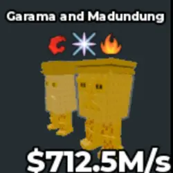 Garama And Madundung Gold 712,5M s (Секретный персонаж) — Roblox, лот №229659