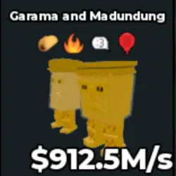 Garama And Madundung Gold 912.5M s (Секретный персонаж) — Roblox, лот №229662