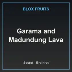 Garama and Madundung Lava (Секретный персонаж) — Roblox, лот №229675