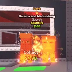 Garama and Madundung Lava + Fire trait 550M s (G24) (Секрет… — Roblox, лот №229678