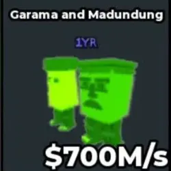 Garama and Madundung Radioactive 700M s 1Yr (Секретный перс… — Roblox, лот №229754