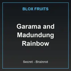Garama and Madundung Rainbow (Секретный персонаж) — Roblox, лот №229775