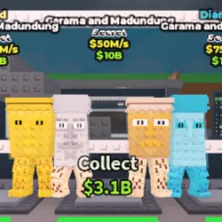 Garama and Madundung Random Mutation (Normal - Gold - Diamo… — Roblox, лот №229827